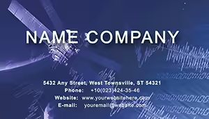 Satellite Encoded Signals Business Cards