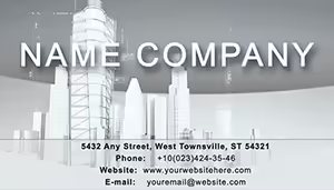 Architecture: Construction of Skyscrapers Business Cards