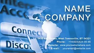 Internet Access Business Cards