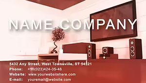 Modern design of Apartment Business Cards