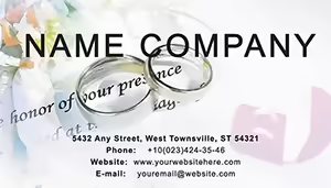 Our Wedding Business Cards
