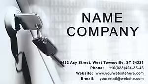 Online Safety Business Card template
