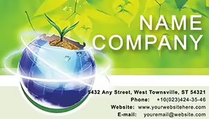 Elevate Your Brand with Nature-Inspired Plant Growth Business Card Template