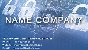 Lock Protection Business Cards
