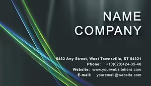 Dark Night Business Card Template | Download and Print