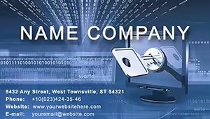 Denied Access to Computer Business Cards