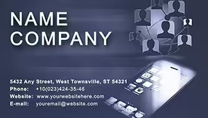 Online Social Network Business Cards