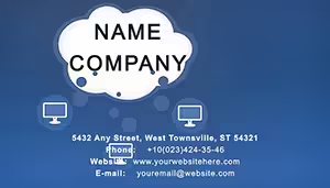 Computer Network Security Business Cards