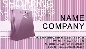 Shopping Business Cards