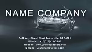Test Drive Car Business Cards