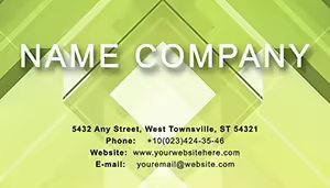 Background with Rhombus Business Card Templates