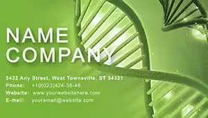 Spiral Genome Business Card Template Download Design
