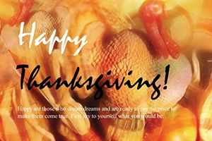 Turkey for Thanksgiving Postcards template
