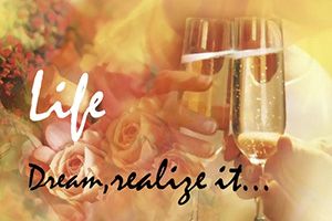 Flowers and Champagne Postcards Template - Download Design