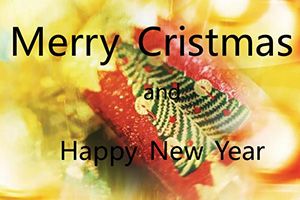 Christmas Ornaments Postcards template