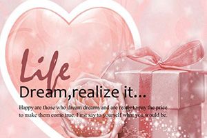 Gift and Heart Postcards Template