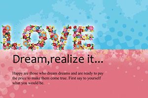 Love Postcards template