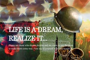 Unknown Soldier Grave Postcards template