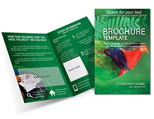 Cockatoo Parrot Brochure template