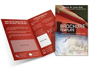 Scientific Books Brochure template
