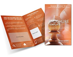 Chess Strategy Brochure template