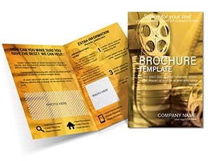 Cinema Movie studio Brochure design template