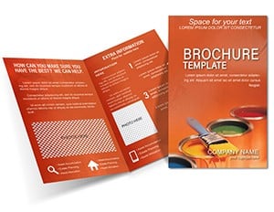 Paint Colors Brochure design template