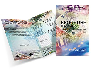 Money exchange euro Brochures Template