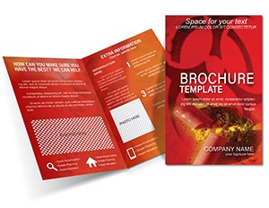 Warning tablet Brochure Template