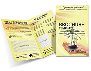 Rare Plants Brochure Template