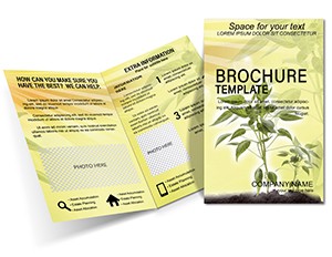 Growing plants Brochure Template