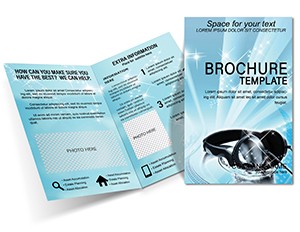 DJ Mixing Software Brochure Template