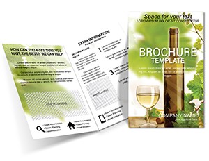 Custom Wine Tasting Brochure Template - Design Print