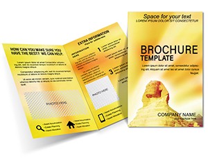 Great Sphinx of Giza Brochure Template