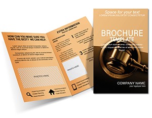 Law cases Brochure design Template