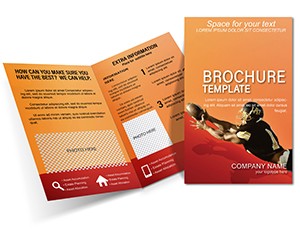 Professional American football Brochure templates