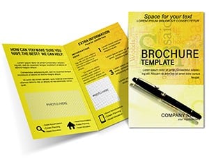 Project Pen Brochure design Template