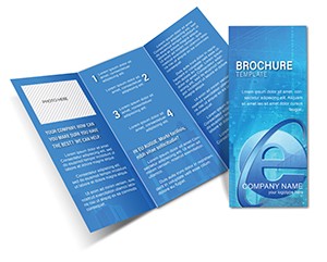 Internet in cities Brochure Templates