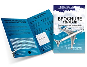 Airline Backgrounds for Brochures and Flyers