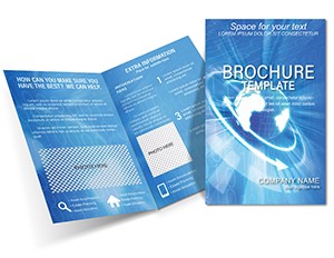 Projection World Brochure Templates | Half Fold Design Print