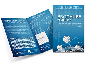 IT Communication Brochure template
