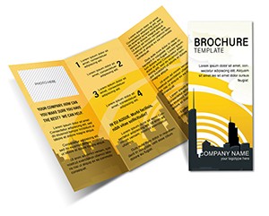 City and the Sunset Brochure template
