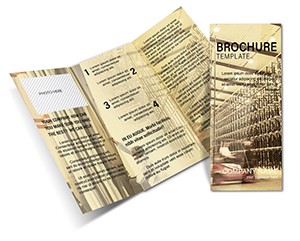 Stocked items Brochure template
