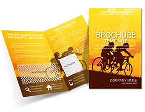 Bicyclist Brochure template