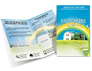 Eco Home Brochure template