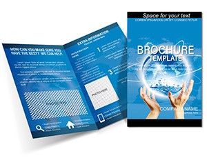 World in Hands Brochure Template | Download, Design, Print