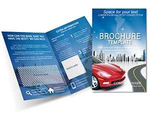 Car and City Brochure template