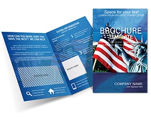 Symbols USA Brochure template -  Background and design