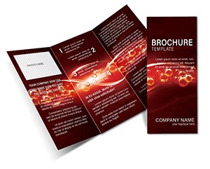 Bubbles in the Flow Brochure template