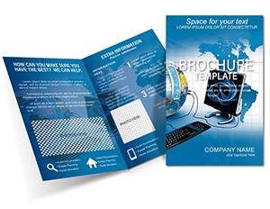 Codes, Secrets, World Brochure template
